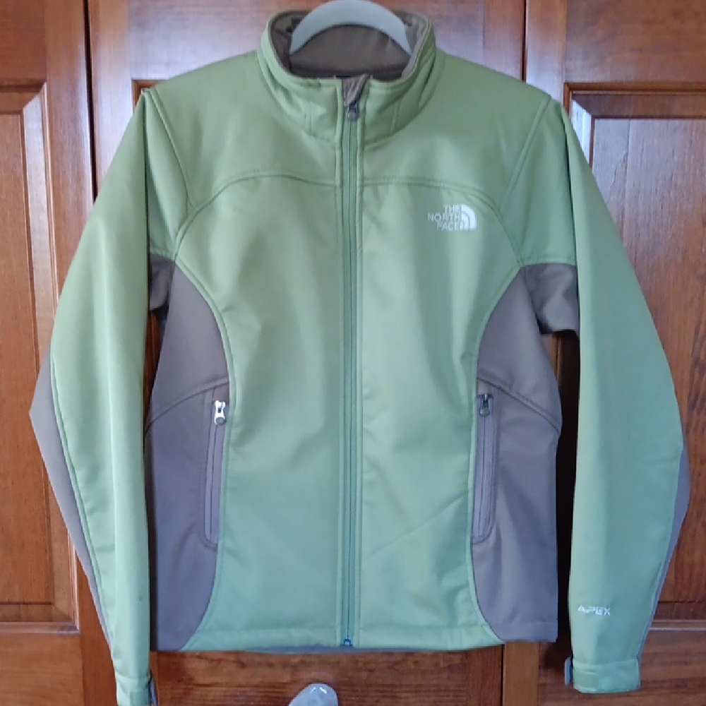 The North Face Olive and Taupe Jacket